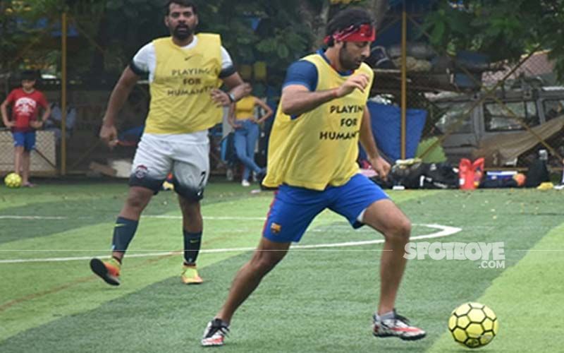 Ranbir Kapoor Brings His A-Game On To The Football Field- View Pics