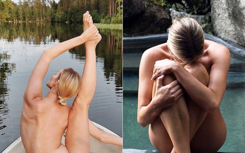 Nude Yoga Girl: 8 Pictures Of This Mysterious Girl Whose Latest Yoga Trend That Is Taking The Internet By Storm