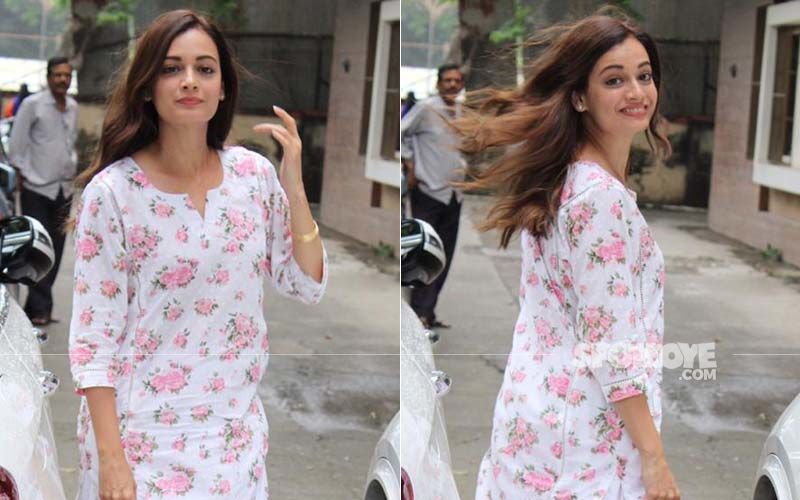 Dia Mirza Is A Breath Of Fresh Air As She Steps Out On A Rainy Day