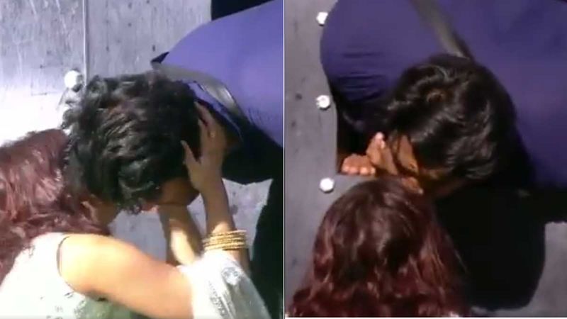 Bigg Boss 13: Sidharth Shukla- Shehnaaz Gill Pack On The PDA, Shower Each Other With Kisses Amid A Task- VIDEO