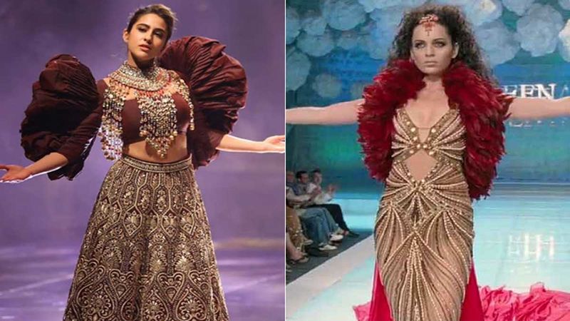 Sara Ali Khan's Latest Ramp Walk Reminds Us Of Kangana Ranaut From Fashion; Who Werked It Better?