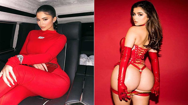 Demi Rose Or Kylie Jenner Who Looks Hotter In Red Latex