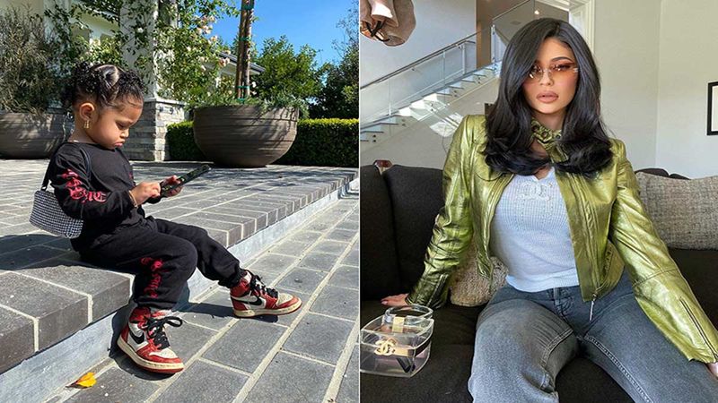 Kylie Jenner's Daughter Stormi Webster Is A Busy Girl; Her Phone And Alexander Wang Clutch Say So