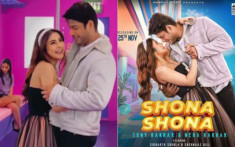 Bigg Boss 13 Fame Sidharth Shukla And Shehnaaz Gill’s UNSEEN BTS Video From Set Of Song Shona Shona Is Hilariously Cute; Latter Can’t Stop Laughing-WATCH