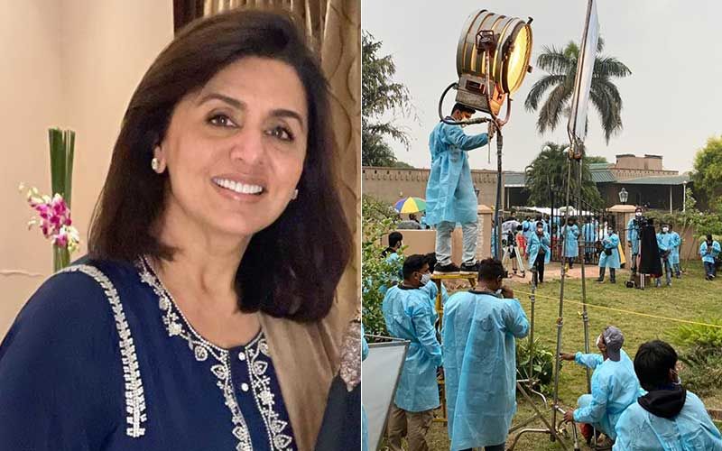 Jug Jugg Jeeyo: Neetu Kapoor Thanks Dharma Productions For Ensuring Safe Work Environment; Shares BTS Pic Of Crew Dressed In PPE Kits