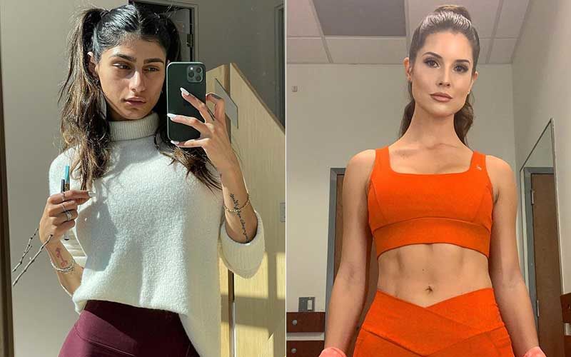 Amanda Cerny Instagram - Farmers' Protest: Mia Khalifa Gives A Shoutout To Farmers As She Relishes  Indian Food; Amanda Cerny Says 'I Think Your Tractor Is Sexy'