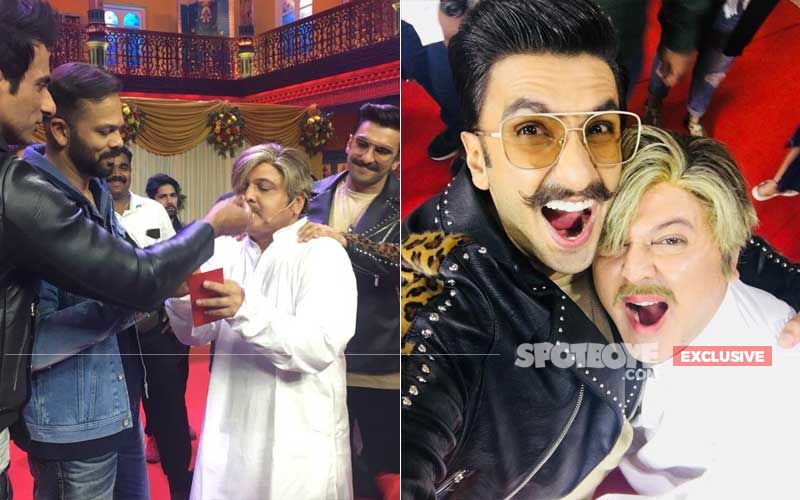Ranveer Singh, Rohit Shetty Celebrate Ali Asgar’s Birthday On The Sets Of Kanpur Wale Khuranas – Exclusive Pictures