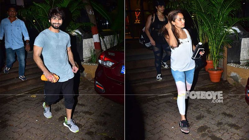 Shahid Kapoor And Mira Rajput Are The Definition Of #CoupleGoals As They Get Snapped Together Post A Workout