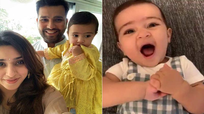 Happy Children’s Day 2019: Rohit Sharma Wishes His ‘Little Dragon’; Shares An Endearing Video Of Daughter Saying ‘Baba’