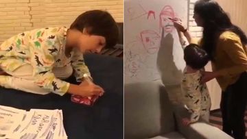 Shah Rukh Khan’s Son AbRam Khan’s Painting Videos From Mannat Is Adorbs