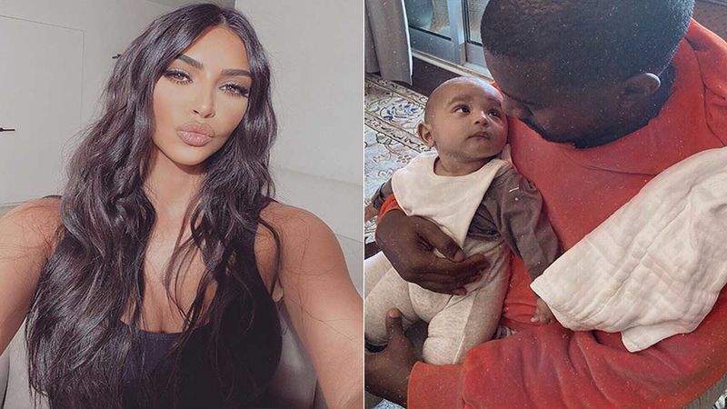 Kim Kardashian Is Thankful For Her Babies Kanye West And Psalm West As She Shares A Perfect Thanksgiving Picture