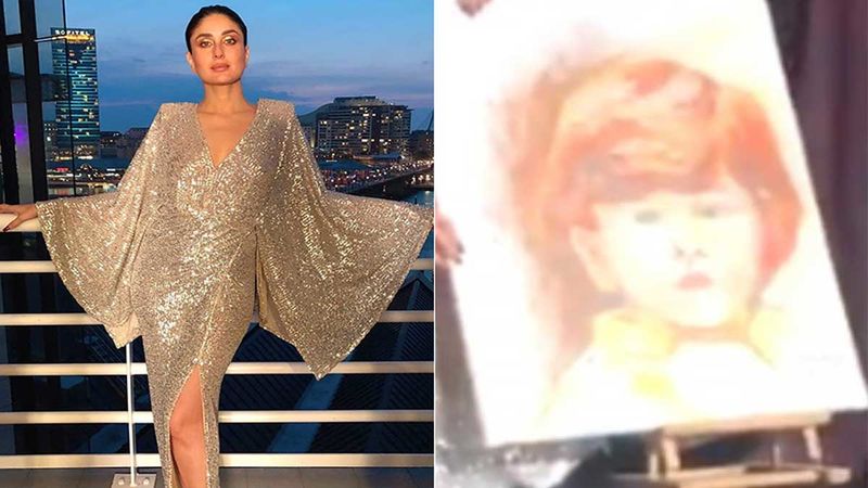 Kareena Kapoor Khan Receives One Of The Most Adorable Gifts From Her Fan, A Painting Of Li’l Taimur