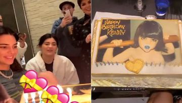Kendall Jenner Celebrates Her 24th Birthday With A Big Cake Featuring Herself: INSIDE VIDEO