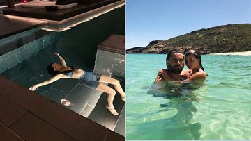 Kourtney Kardashian Flashes Mid Riff In A Night Swim In Tokyo While Scott Disick Spends Thanksgiving With GF