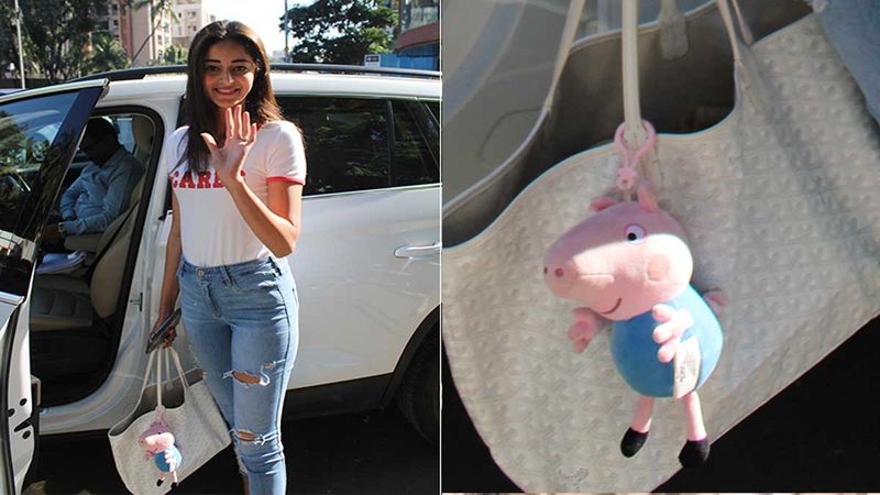 What- Ananya Panday Is A BIG Peppa Pig Fan; The Tote Bag Of The Actress Stands Witness