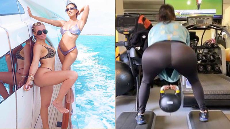 Khloe Kardashian Shares A Provocative VIEW Of Sis Kourtney Kardashian’s Butt From Their Gym Work-out