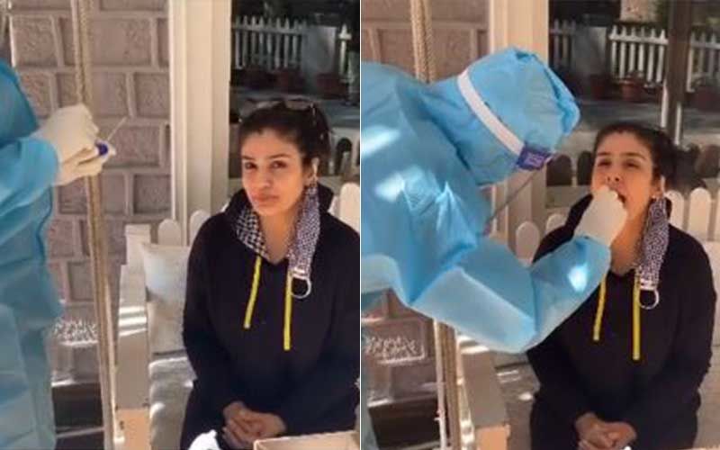 Raveena Tandon Undergoes COVID-19 Swab Test Again In Dalhousie And Shares Video As She Becomes A 'Pro At It'; Resumes Work After 8 Months
