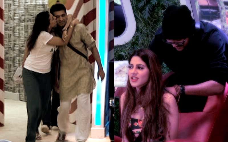 Bigg Boss 14 Day 10 SPOILER: Pavitra Punia Gives Eijaz Khan A Peck On His Cheeks; Nikki Tamboli Gets Head Massages From Jaan Kumar Sanu