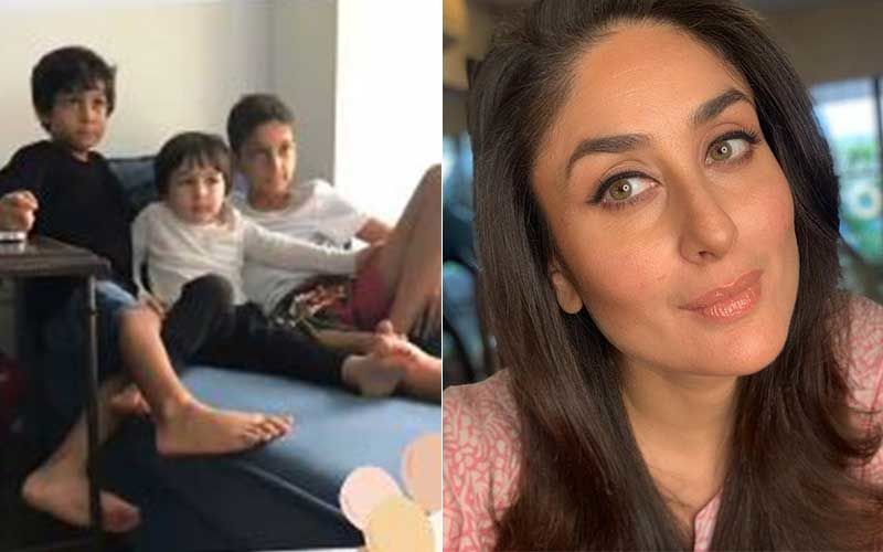 Kareena Kapoor Khan Shares An UNSEEN Pic Of Son Taimur Ali Khan And Friends; Tim Looks Uber Cool As He Chills With His Buddies