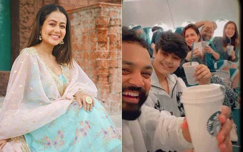 Neha Kakkar And Family Fly Off To Delhi For The Singer's Wedding Festivities; The To-Be Bride Shares A Sneak-Peek From The Airplane