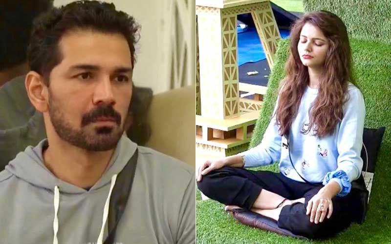 Bigg Boss 14: Abhinav Shukla Schools Wife Rubina Dilaik For Not Performing A Yoga Pose Correctly; She Feels Embarrassed And Asks Him To Shut Up