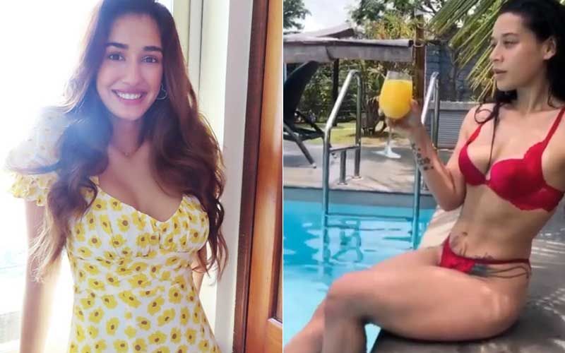 Tiger Shroff’s Sister Krishna Shines In A Red Hot Bikini And Asks Fans If The Colour Makes Her Look Fat; Disha Patani Has A Savage Answer