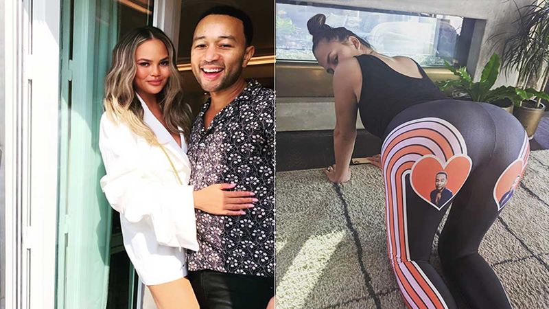 Chrissy Teigen Gets Sweatpants With Hubby John Legend's Pic In Hearts; Shows Off Her Sexy Butt In Style