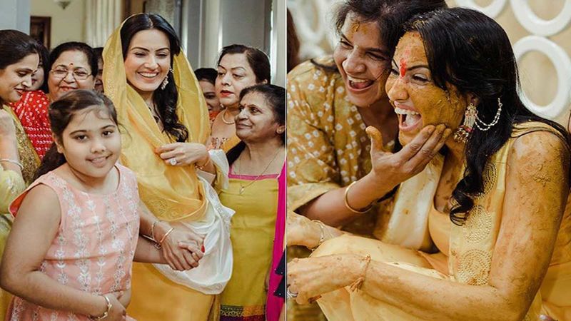 Ex-Bigg Boss Contestant Kamya Panjabi’s Haldi Ceremony: The Bride-To- Be Glows In Auspicious Yellow