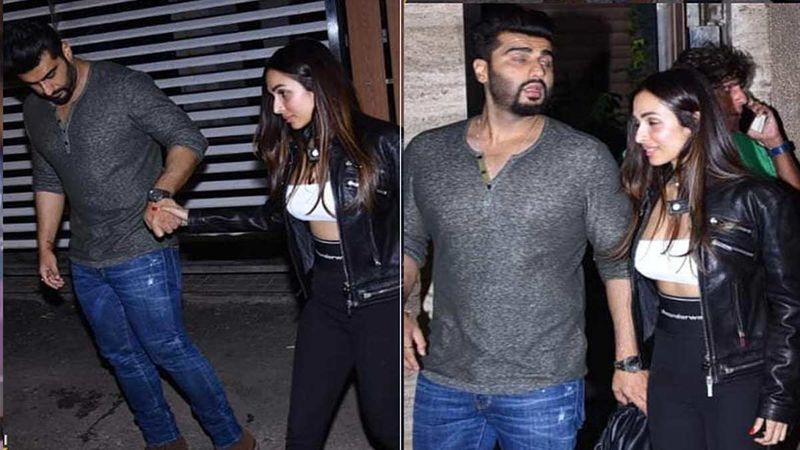 Arjun Kapoor Holds Malaika Arora’s Hand As She Walks In High Heels To A Party; Quite The Gentleman
