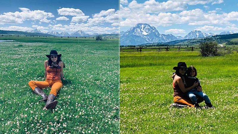 Kourtney Kardashian Shares Throwback Pics From Her Wyoming Vacay; Turns Cowgirl With Kids