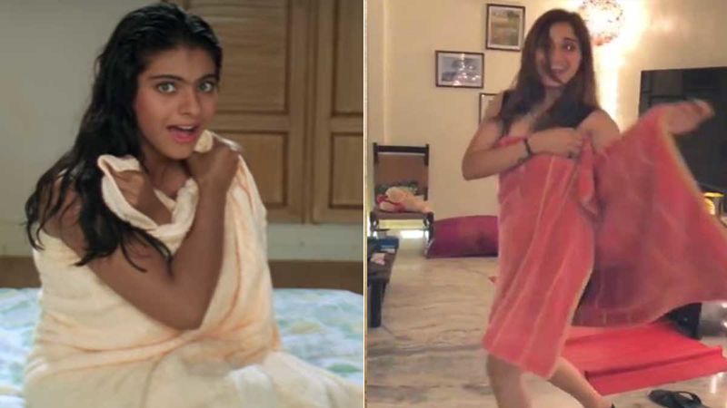 Bigg Boss 13’s Arti Singh Recreates Kajol's Famous DDLJ Towel Dance-WATCH This Epic Video