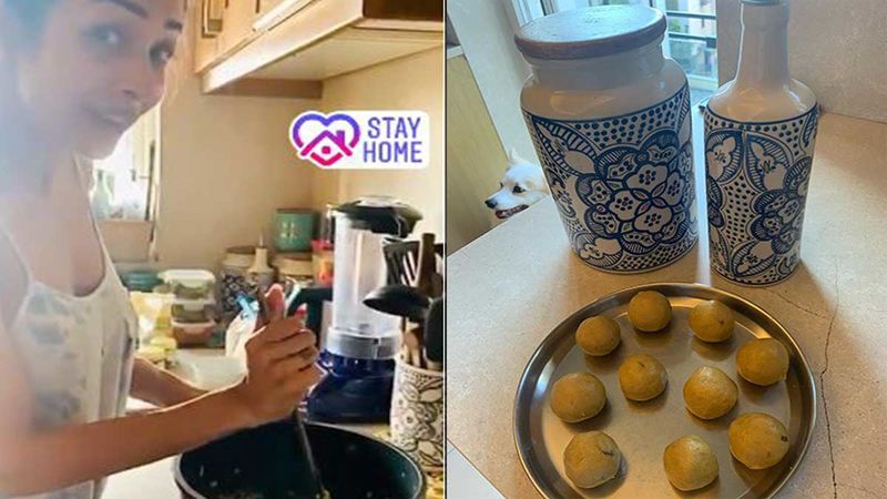 Malaika Arora Treats Herself With Some Homemade Besan Ladoos; Cooks Them While In Quarantine