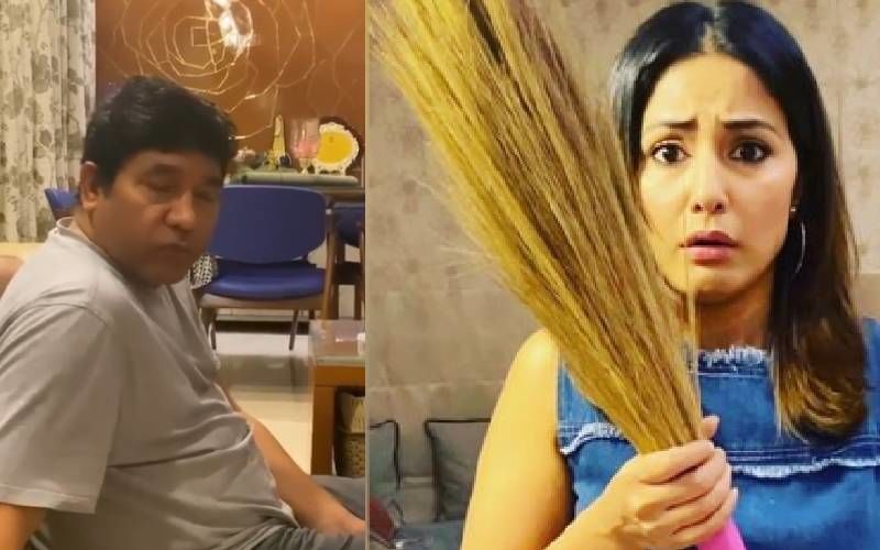 Hina Khan Gets A Good Hearing From Father For Not Taking Medicines; Lady Retaliates Saying 'Kadvi Davai Kyun Dete Ho' - WATCH