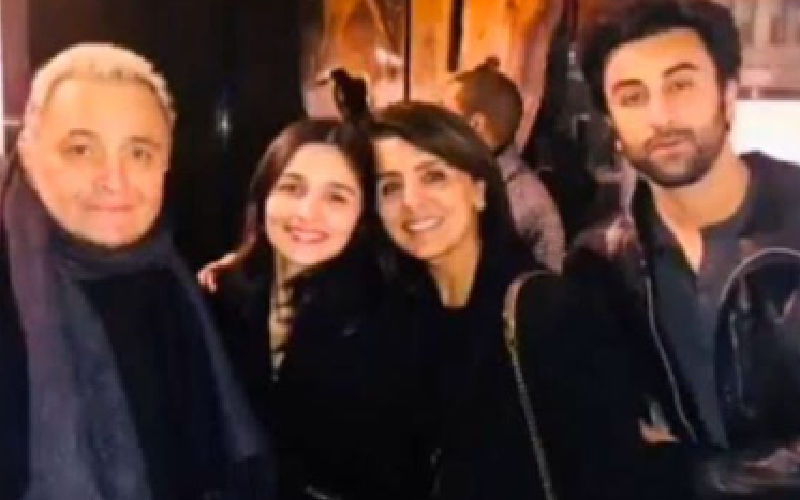 Riddhima Kapoor Shares An Adorable Picture Of Ranbir Kapoor And Alia Bhatt With Rishi And Neetu Kapoor; It's All Hearts