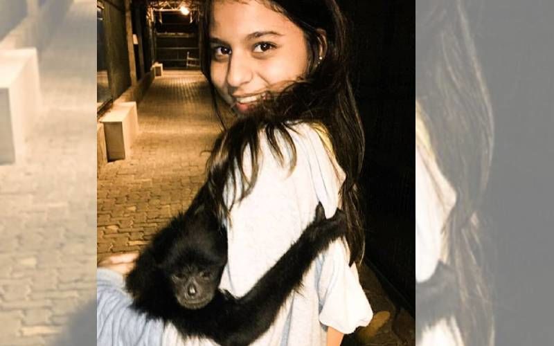 Suhana Khan's Picture Hugging A Baby Chimpanzee Is Too Cute For Words