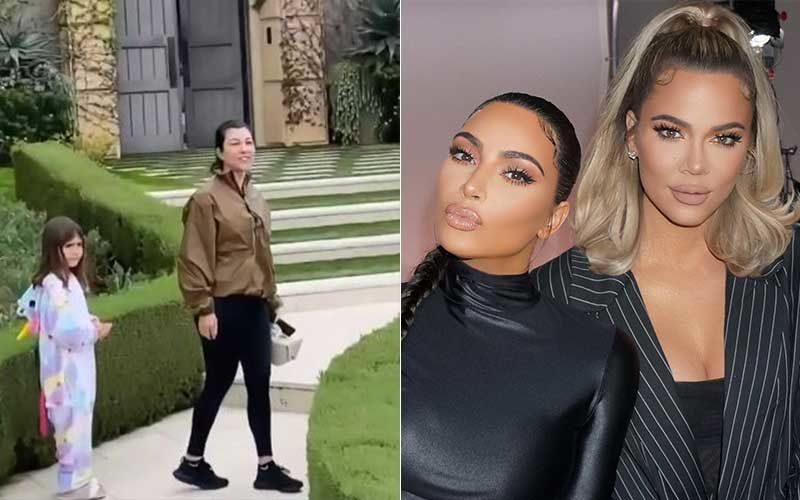 Kim Kardashian, Khloe Organise A Surprise Car Parade For Sis Kourtney Kardashian On Her Birthday Amid Lockdown-WATCH