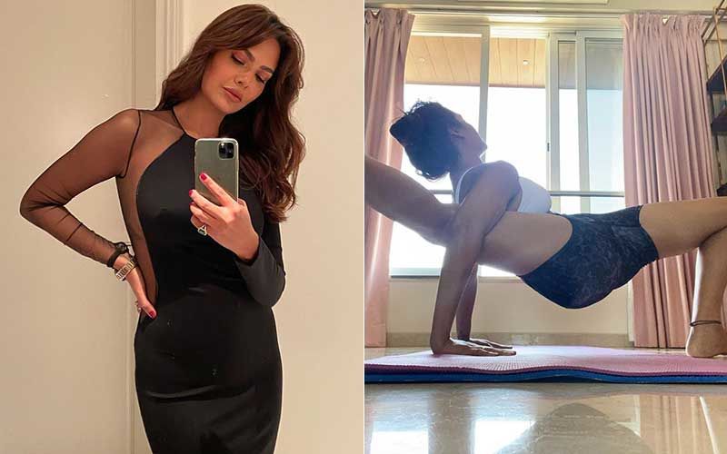 Esha Gupta Shares A Hot Pic Performing Gravity Defying Yoga; Instagram Stumped By Her Pretzel Like Pose