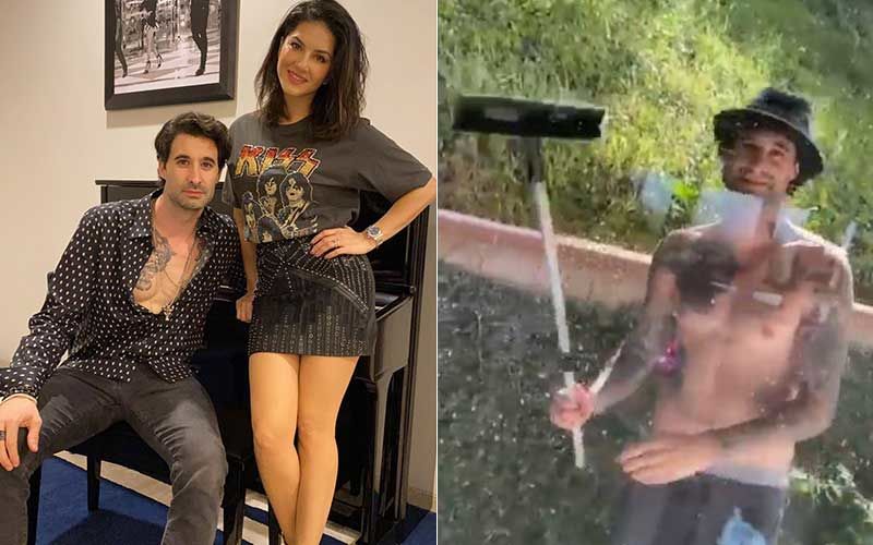 Sunny Leone’s Husband Daniel Weber Offers Window-Washing Services For Hire; Complains ‘I Clean And She Eats Chocolate’-WATCH