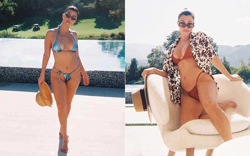 Want A Sexy Hot Bikini Bod Like Kourtney Kardashian? Here's Her Guide To Sexy Toned Abs While At Home In 3 Simple Steps