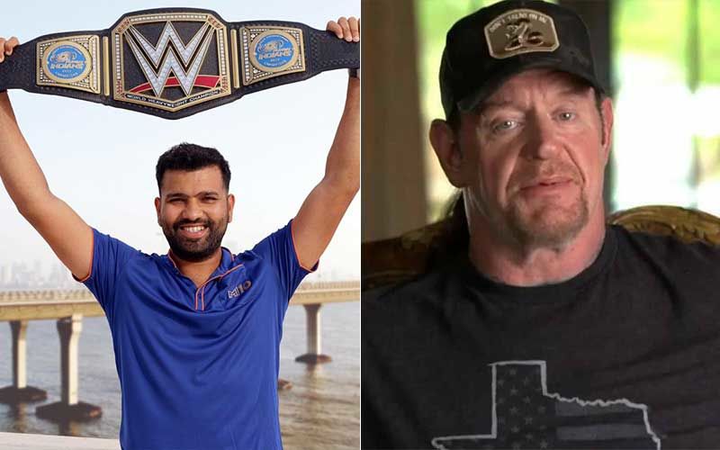 BLOOPER: Mumbai Indians Pay Tribute To The Undertaker On His Retirement; Share A Pic Of Rohit Sharma INSTEAD