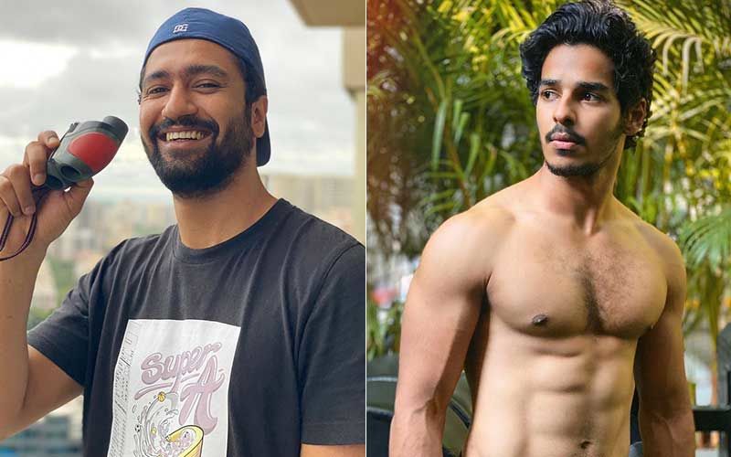Vicky Kaushal Is Checking On His Buddy Ishaan Khatter From His Balcony; Compliments His Fit Physique But Says ‘Bro Kapde Toh Pehen Le’