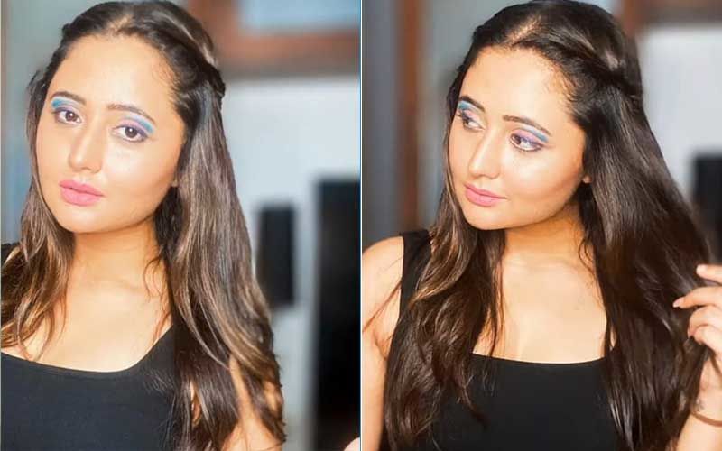 Bigg Boss 13 Fame Rashami Desai Tries Some Funky Eye Shadow Shades In Her Glam Time; Says ‘Enjoy Life With No Regrets’