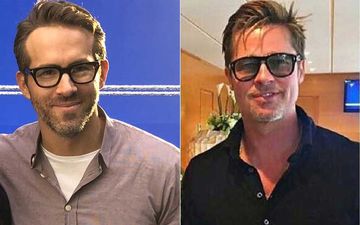 Ryan Reynolds Trolls Brad Pitt With A Never Seen Before Pic From The Sets Of Deadpool 2