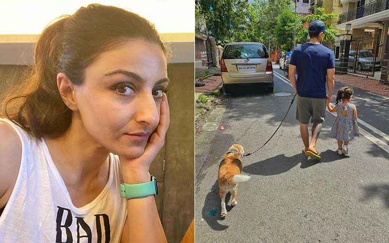 Soha Ali Khan Shares An Adorable Pic Of Kunal Kemmu And Their Daughter Inaaya; It’s ‘Sunday Strolling’ Day For The Family