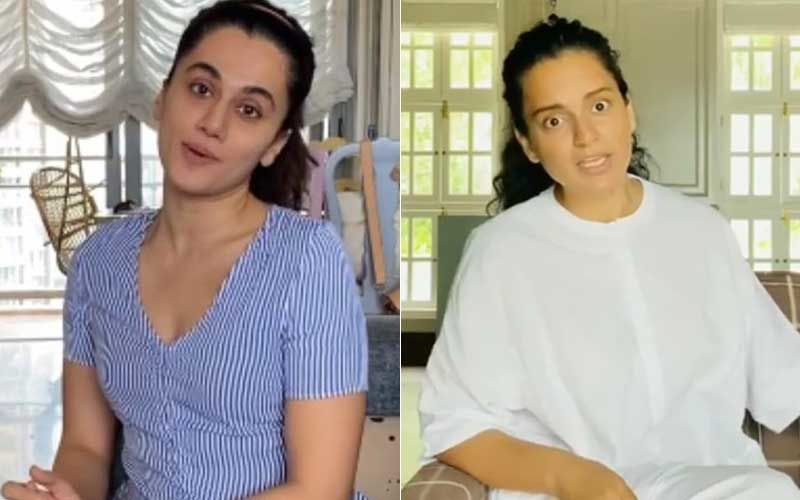 While Taapsee Pannu Now Demands A CBI Enquiry In Sushant Singh Rajput's Death, She Asks How Kangana's Logic Of Suicide Changed From Jiah Khan To Sushant