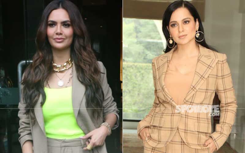 Esha Gupta Pledges Support To Kangana Ranaut Via Cryptic Tweet; Says People Often Brand Strong Women, 'Bossy And Difficult'