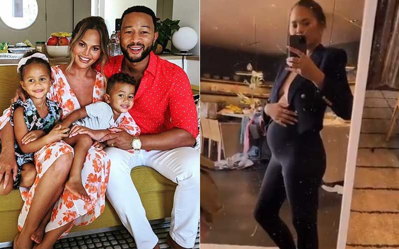 John Legend And Wife Chrissy Teigen Reveal They’re Expecting Their Third Child; Chrissy Posts A Video Flaunting Her Bump