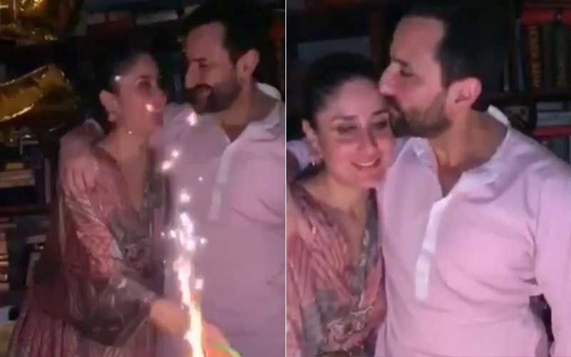 Saif Ali Khan Birthday: Kareena Kapoor Khan Wishes The Sparkle Of Her Life; Her Baby Bump Is Too Hard To Miss-WATCH Video
