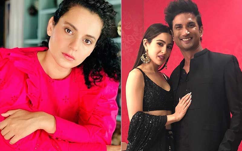 Kangana Ranaut Slams 'Fancy Nepotism Kids' As Late Sushant Singh Rajput's Friend Claims Sara Ali Khan Dumped Him After Brief Affair