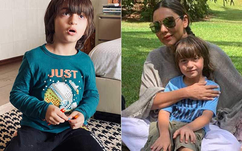 Gauri Khan Shares Adorable Pics Of Son Abram Khan Sketching; Has A Parenting Tip: 'Lockdown Is Definitely Not A Vacation'